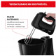 Batedeira 400W Arno com 2 Tigelas 4 Velocidades Ellegance Black
