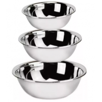 CONJUNTO DE TIGELAS POTE EM A&Ccedil;O INOX - 3UND