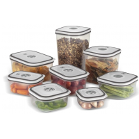 Kit 8 Potes Hermeticos Electrolux Livre de BPA Crystal