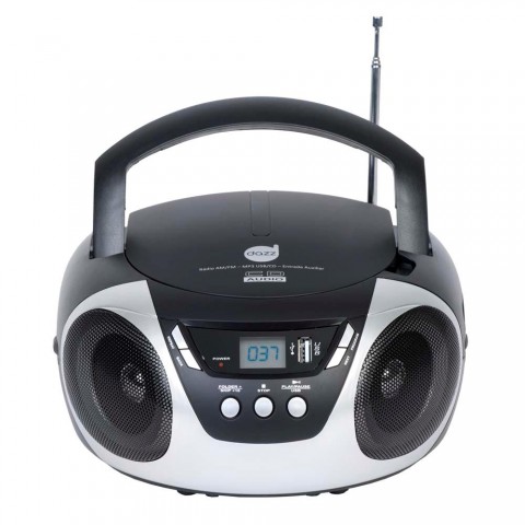 CD PLAYER RÁDIO PORTATIL DAZZ MP3 FM USB 651083 651083 651117