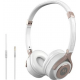 Fone de Ouvido Com Fio Som HD Destacavel Motorola com Microfone White