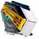 Gabinete Gamer ATX Transformer Lateral em Vidro Preto e Amarelo