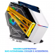 Gabinete Gamer ATX Transformer Lateral em Vidro Preto e Amarelo