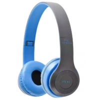 FONE DE OUVIDO SEM FIO BLUETH DOBRAVEL AZUL