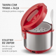 PANELA ELETRICA DE ARROZ MONDIAL INOX RED 500W 