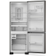 Geladeira Brastemp 479L Smart Flow 2 Portas Super Capacidade Black Inox 