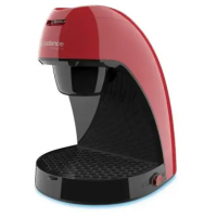 Cafeteira Cadence 240ml 450w Base Vermelha com Xicara Porcelana