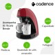 Cafeteira Cadence 240ml 450w Base Vermelha com Xicara Porcelana