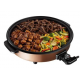 Panela Eletrica 1500W Cadence 41cm 5 Temperaturas Vermelha 220V