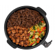 Panela Eletrica 1500W Cadence 41cm 5 Temperaturas Vermelha 220V
