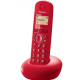 Telefone Sem Fio Panasonic LCD 10 Chamadas Vermelho Bivolt
