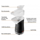 Pipoqueira Eletrica 1200w Philco Tampa Dosadora Luxx Black PPIE01A