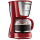 Cafeteira Eletrica 550W Mondial 18 Cafes Filtro Removivel Vermelho Inox