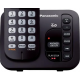 Telefone Sem Fio Panasonic Secrearia Eletronica Preto