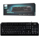 TECLADO DE ESCRITORIO USB SUPERFICIE ALTO BRILHO LUXX BLACK 
