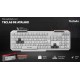 TECLADO GAMER MULTILASER SLIM BRANCO - MULTIMIDIA