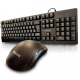 Kit Teclado e Mouse 1000DPI com Fio USB Preto