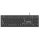 Kit Teclado e Mouse 1000DPI com Fio USB Preto