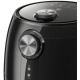 Fritadeira Eletrica 1400W Electrolux 3.2L Timer Preta