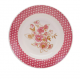 APARELHO DE JANTAR CHA 30 PEÇAS BIONA CERAMICA REDONDO ROSA DONNA