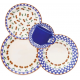 Jogo de Jantar 20 PC Oxford em Ceramica Alto Brilho BLUE CHERRY