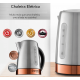 Chaleira Eletrica 1.7L Gradiente 1100W Inox Luxx Golden 127V