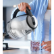 Chaleira Eletrica 1.8L Multilaser 1500W Jarra Vidro Prata 127V