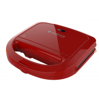 Sanduicheira Eletrica 750W Cadence Antiaderente Luxx Red