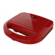 Sanduicheira Eletrica 750W Cadence Antiaderente Luxx Red