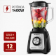LIQUIDIFICADOR MONDIAL 1400W JARRA DE VIDRO FACA REMOVIVEL 