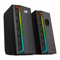 Caixa de Som 5W Redragon RGB USB Preta