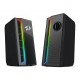 Caixa de Som 5W Redragon RGB USB Preta