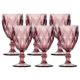 Jogo de Taças 6 und Diamond 325ml Vidro Luxx Ellegance