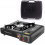 Fogao a Gas Portatil 1 Boca 2.9kW Multiuso Camping Black 