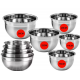 Conjunto 10 Tigelas Bowls Aço Inox Resistente