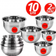 Conjunto 10 Tigelas Bowls Aço Inox Resistente