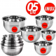 Conjunto 10 Tigelas Bowls Aço Inox Resistente