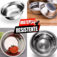 Conjunto 5 Tigelas Bowls Aço Inox Resistente