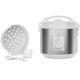 Panela Eletrica de Arroz 3.5L Electrolux 700W Antiaderente Tampa Vidro Branca