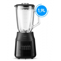 Liquidificador Elgin Titanium Black Jarra de vidro 900W Ultra Turbo