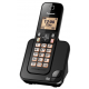 Telefone sem Fio Panasonic Identificador de Chamadas Preto