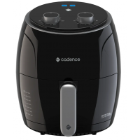 Fritadeira Eletrica Air Fryer 3.8L Cadence 1300W Antiaderente Preta