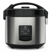 Panela Eletrica de Arroz 3L Electrolux 700W 10 Xicaras Inox Preta