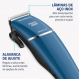 Maquina de Cortar Cabelos 9W Mondial 4 Pentes Azul Bivolt