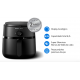 Fritadeira Eletrica 6.2L Air Fryer 1700W Philips Walita Preta