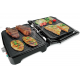 Grill Eletrico 1270W Mallory Antiaderente Preto Inox 127V