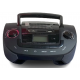 Radio Portatil AM FM Retro USB Recarregavel SD MP3
