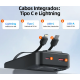 Carregador Portatil 20.000mAh Basike 22.5W USB C Lightning