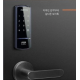 Fechadura Eletronica Digital ZigB com Senha Cartao Inteligente Preta