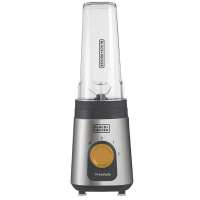 Liquidificador Portatil 2 Jarras Black Decker 300W Inox 127V
